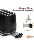 BOROSIL 2 Slice TOASTER POP UP BLACK 2SL