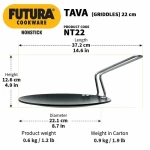 NT22 FUTURA FLAT TAVA NS 22CM