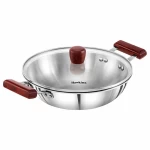 SSD25G HAWKINS KADHAI DEEP FRYPAN T-PLY 2.5L