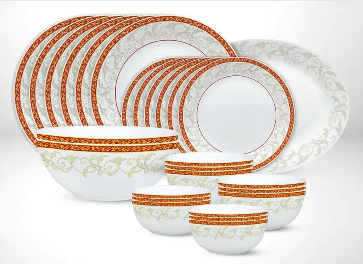 Borosil Larah 27 Pc Dinner Set Kohinoor