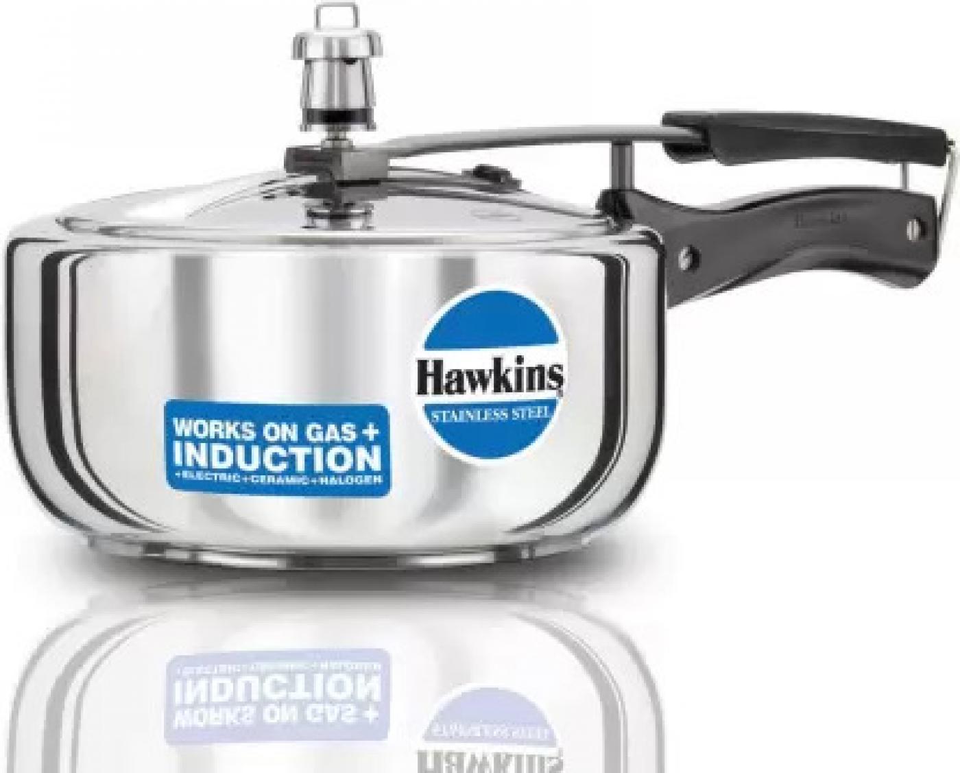 Hawkins Stainless Steel 3 Ltr Wide