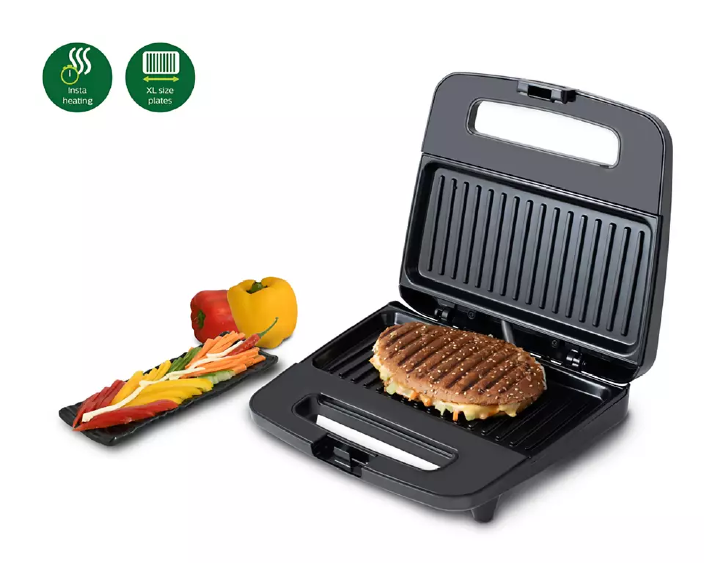 Philips Grill Sandwich Maker HD2289 2 Slices