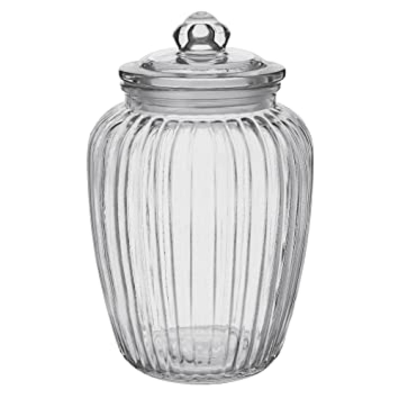 Treo Glass Jar Pot with Glass Lid 2350 ml