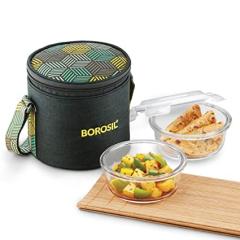 Borosil Glass Tiffin Food Luck Glass 2 Box