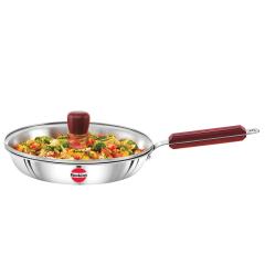 Hawkins Futura Frying Pan Tri Ply  26 cm Glass Lid