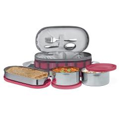 Milton Steel Tiffin Corporate Lunch 3 Box