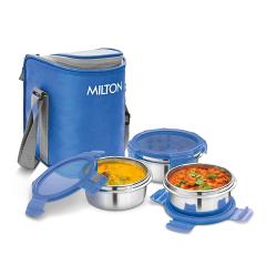 Milton Steel Tiffin Cube 3 Box