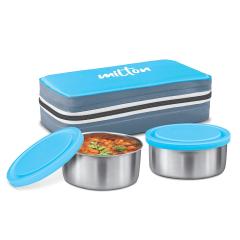 Milton Steel Tiffin Mini Lunch 2 Box